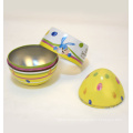 Cute Metal Toy Chocolate Bean Egg Shape Tin Can